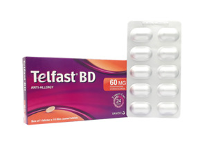 Thuốc chống dị ứng Telfast BD 60mg (H/10v)