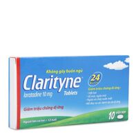 Thuốc giảm dị ứng, không gây buồn ngủ Clarityne 10mg/10 viên