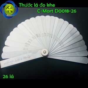 Thước lá đo khe C-Mart D0018-26