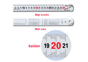 Thước lá inox vạch kaidan Niigata CU-30KD