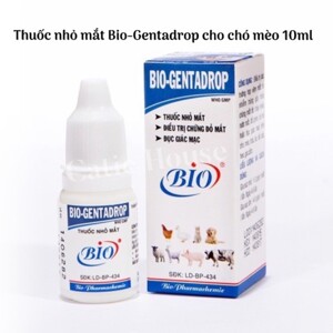 Thuốc nhỏ mắt cho chó mèo bio genta drop 10ml