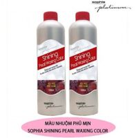 Thuốc nhuộm phủ mịn Sophia Platinum Shining Pearl Waxing Colour - 530ml