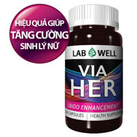 Thuốc tăng cường sinh lý nữ Lab well Via Her 60 viên