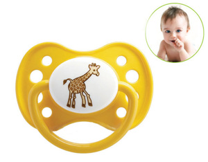 Ti giả silicone ANIMAL Dodie dành cho bé từ 0-6 tháng tuổi