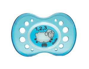 Ti giả silicone NIGHT Dodie dành cho bé từ 18 tháng trở lên