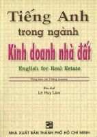 Tiếng anh trong ngành kinh doanh nhà đất