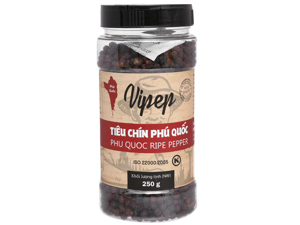 Tiêu chín Phú Quốc Vipep hũ 250g