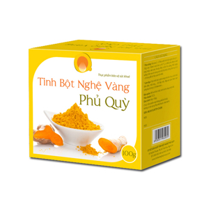 Tinh Bột Nghệ Vàng Phủ Quỳ 100g