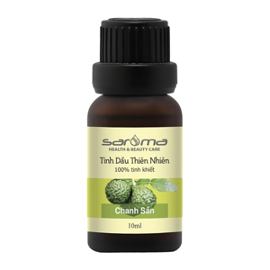 Tinh dầu thiên nhiên chanh sần Essential Oil Saroma 10ml