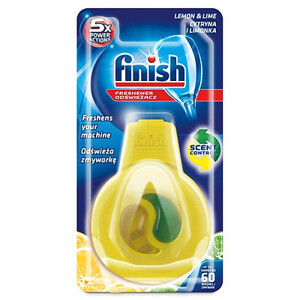 Tinh dầu treo khử mùi máy rửa chén Finish Dishwasher Freshener Lemon & Lime 4ml QT017392 - hương chanh