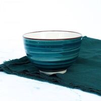 Tô canh size trung màu xanh gốm Nhật Sen và gốm SVG3737