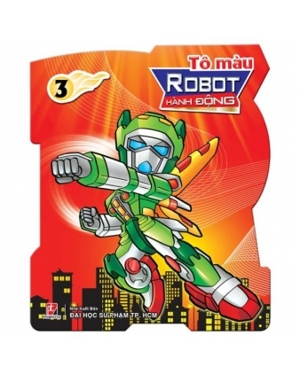 Tô màu Robot hành động 03
