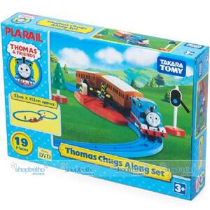 Mô hình Tàu hỏa có đường ray hình số 8 Tomy Pla Rail Thomas & Friends Thomas Chugs Along Set