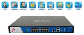 Tổng đài điện thoại IP Yeastar MyPBX U100