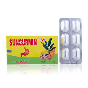 Viên uống Suncurmin TPBVSK Hỗ Trợ Giảm Viêm Loét Dạ Dày Tá Tràng