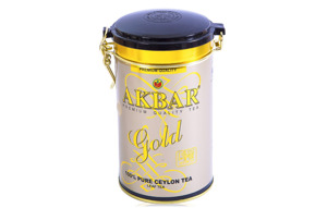 Trà Akbar Gold hộp thiếc 225g