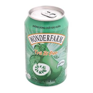 Trà bí đao Wonderfarm lon 310ml