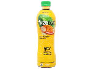 Trà chanh dây và hạt chia Fuze Tea 450ml