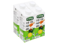 Trà đào tắc mật ong Cozy - Lốc 4 hộp 225ml