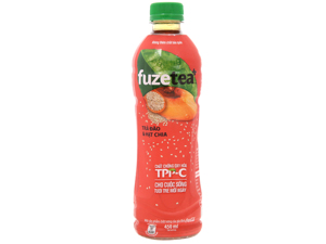 Trà đào và hạt chia Fuze Tea 450ml