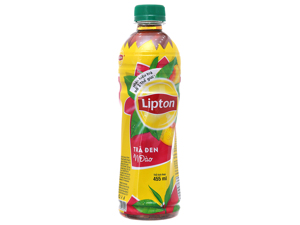 Trà đen Lipton vị đào 455ml