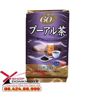 Trà giảm cân Puer Orihiro - 60 túi lọc