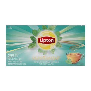 Trà lipton peppermint (hộp 1.5g x 25 gói)