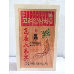 Trà sâm Hàn Quốc - Korean Ginseng Tea hộp gỗ 150g (50 gói x 3g)