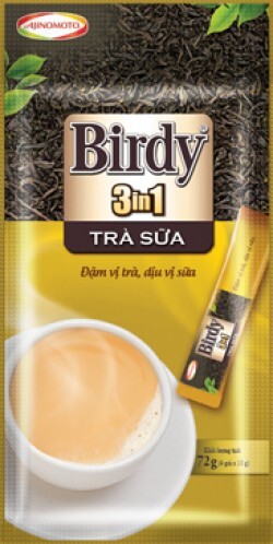 Trà sữa Birdy 3in1, bịch 4 gói x 21g