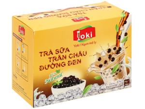 Trà sữa trân châu đường đen Yoki 400g