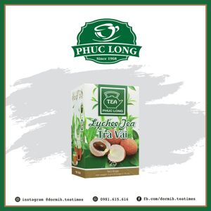 Trà túi lọc Phúc Long vải 25 gói x 2g