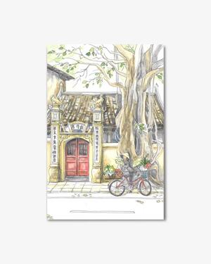 Tranh Canvas Góc phố Hà Nội 6