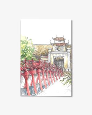 Tranh Canvas Góc phố Hà Nội 7