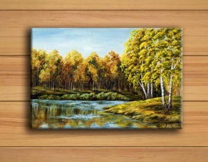 Tranh Canvas Vicdecor rừng thu - TCV0028