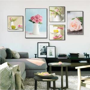 Tranh decor: Vintage rose DCC79