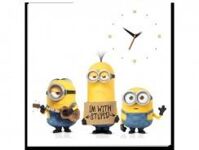 Tranh đồng hồ B2Q PP048 - Minions are with stupid