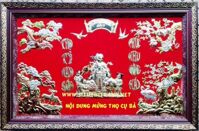 Tranh đồng mừng thọ cụ Bà M05