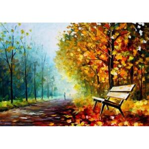 Tranh in canvas VTC Luna CV-0001 - Con đường hàng cây, 60 x 40cm