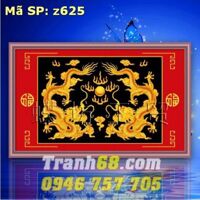 Tranh thêu chữ thập rồng DLH-YZ625