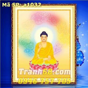 Tranh thêu chữ thập tôn giáo - DLH-YA1032