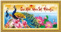 Tranh thêu gia hòa vạn sự hưng - DLH-222911