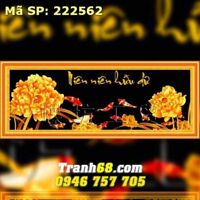 Tranh thêu niên niên hữu dư - DLH-222562