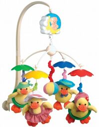 Treo cũi mềm có nhạc Happy Duck Canpol 2/316