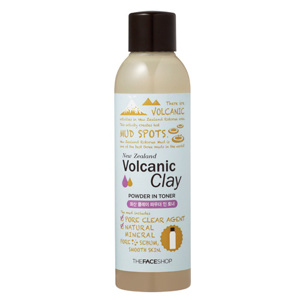 Trị mụn đầu đen Volcanic Clay Powder In Toner The Face Shop