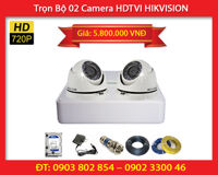 Trọn Bộ 2 Camera HIKVISION DS-2CE56C0T-IR (1.0MP)