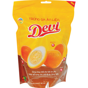 Trứng gà ăn liền Devi Túi 10 quả