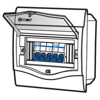 Tủ điện âm tường V4FC2/4SA