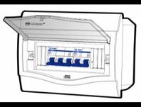 Tủ điện mặt nhựa bóng, đế nhựa chứa 5-8 module - V4FC 5/8SA