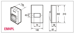 Tủ điện vỏ kim loại 4 đường-EM4PL