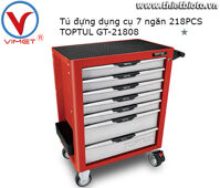 Tủ đồ nghề 7 ngăn 218 chi tiết Toptul GT-21808